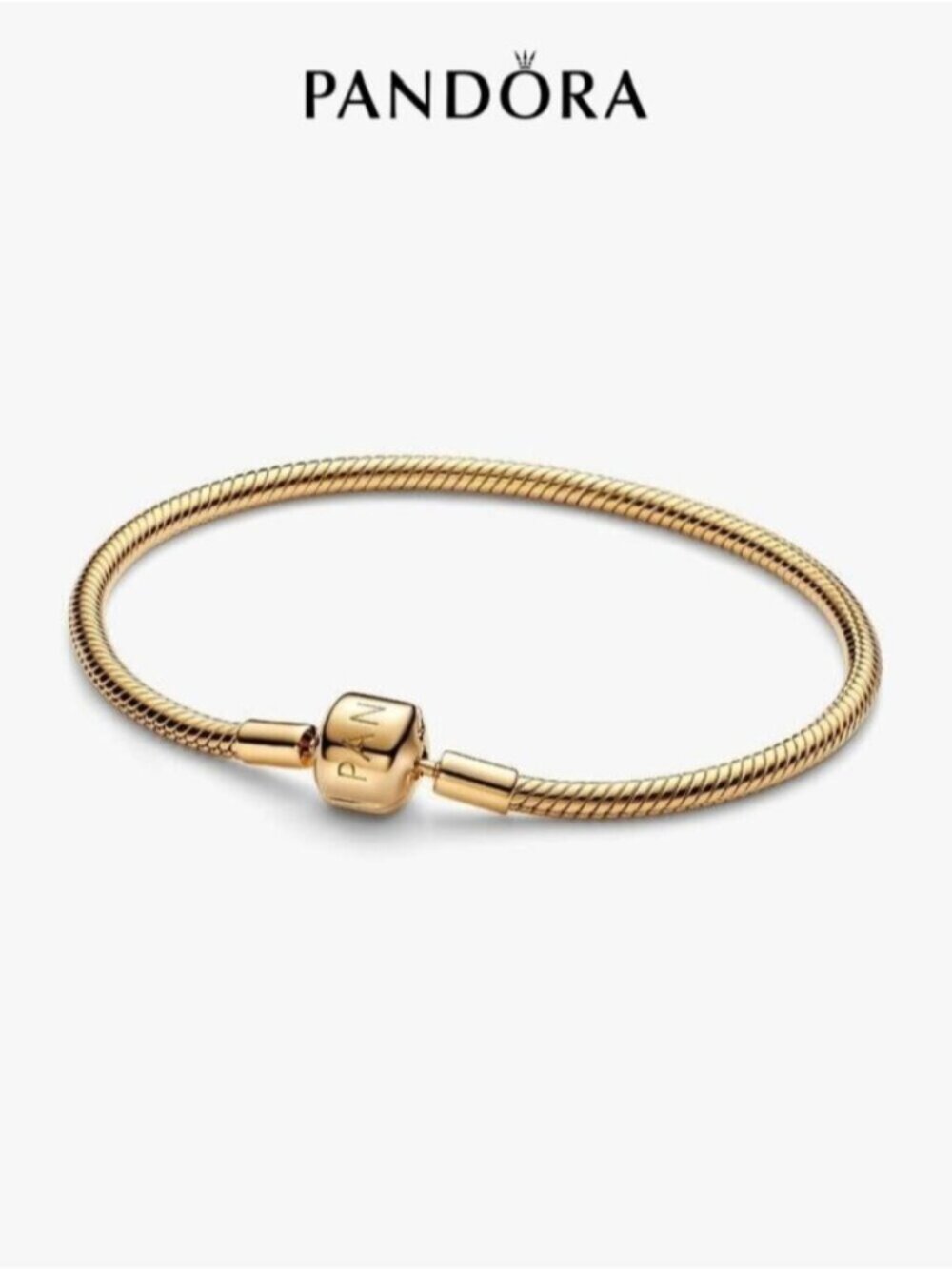 Pandora Barrel Clasp Snake Chain Bracelet